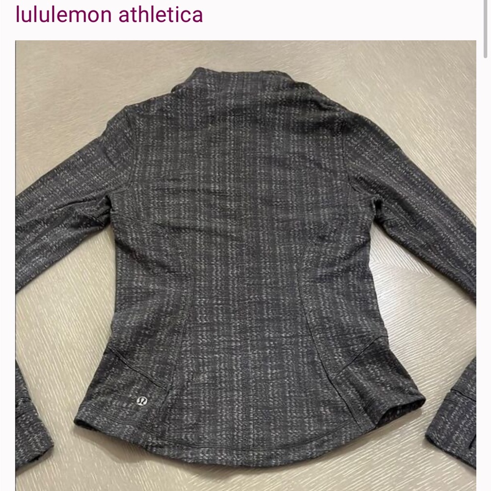 Lululemon Athletica Gray Textured Jacket - Picture 4 of 5